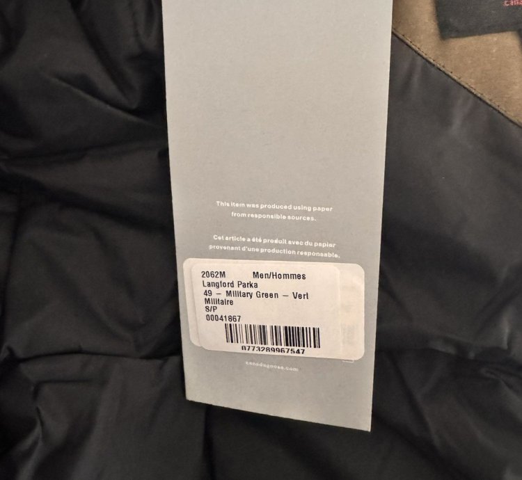 Canada Goose Langford Men Parka size Small