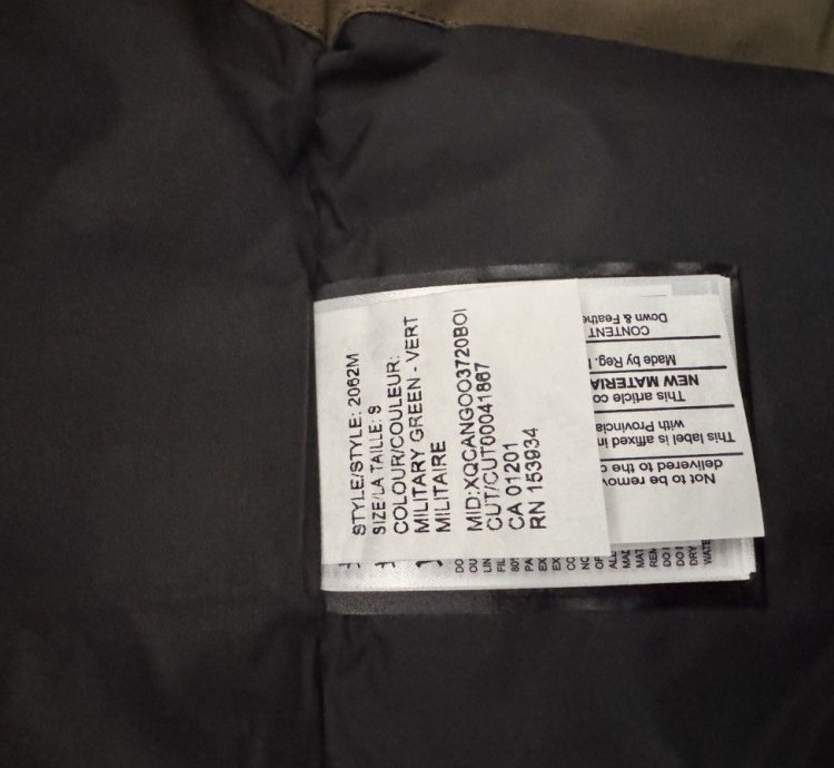 Canada Goose Langford Men Parka size Small