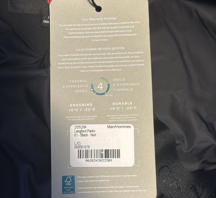 Canada Goose Langford Parka Men Jacket