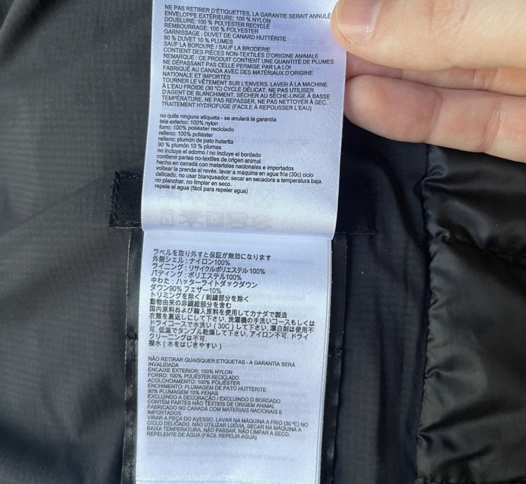 Canada Goose Lodge Down Jacket Matte Finish - Size