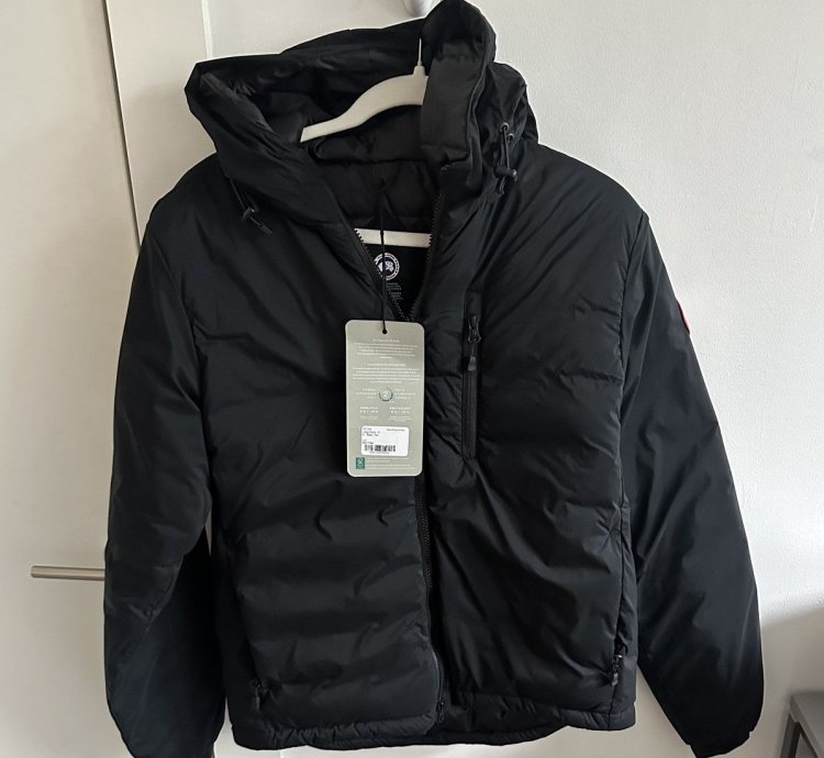Canada Goose Lodge Hoody Black Small Packable Down Jacket