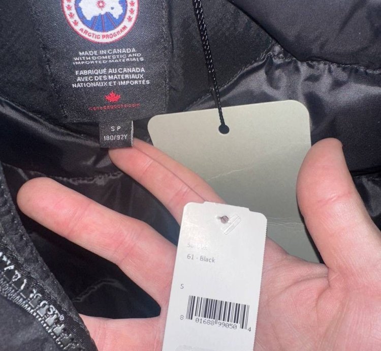 Canada Goose Lodge Hoody Black Small Packable Down Jacket