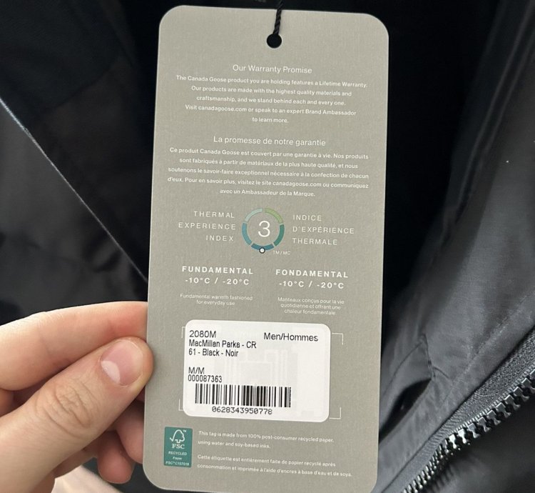 Canada goose Macmillan Jacket Size Medium