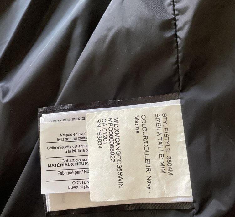 CANADA GOOSE MCMILLAN PARKA DOWN JACKET