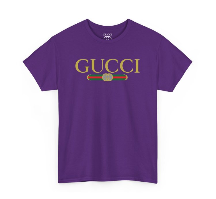 Gucci GG logo purple T-shirt - Size USA