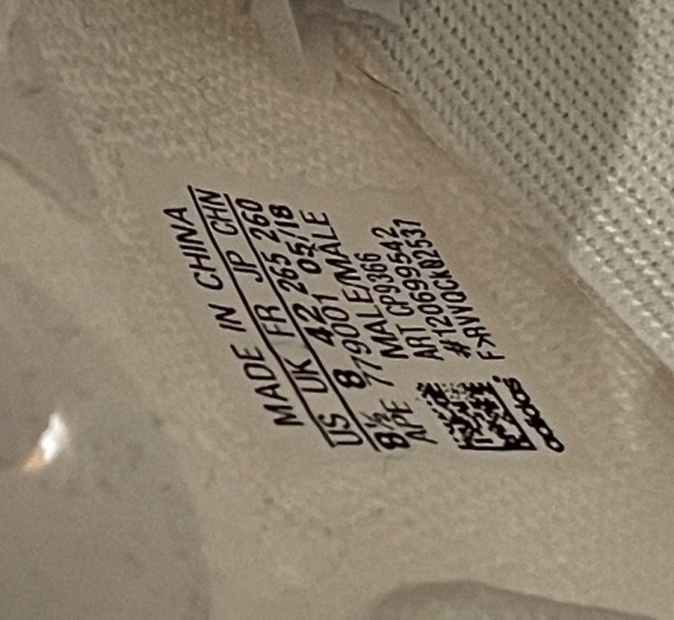 Adidas Yeezy Boost 350 V2 Cream White CP9366 Size 8 5