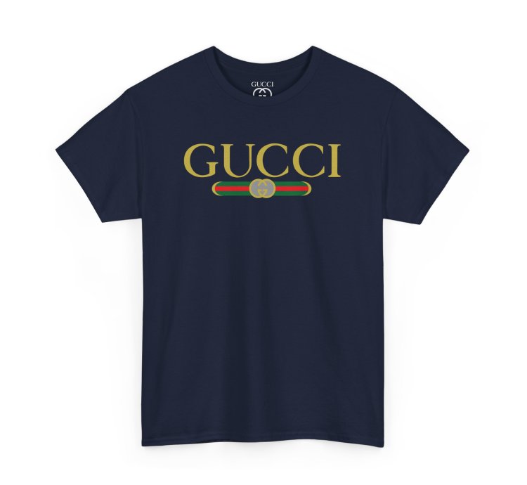 Gucci GG logo navy T-shirt - Size USA