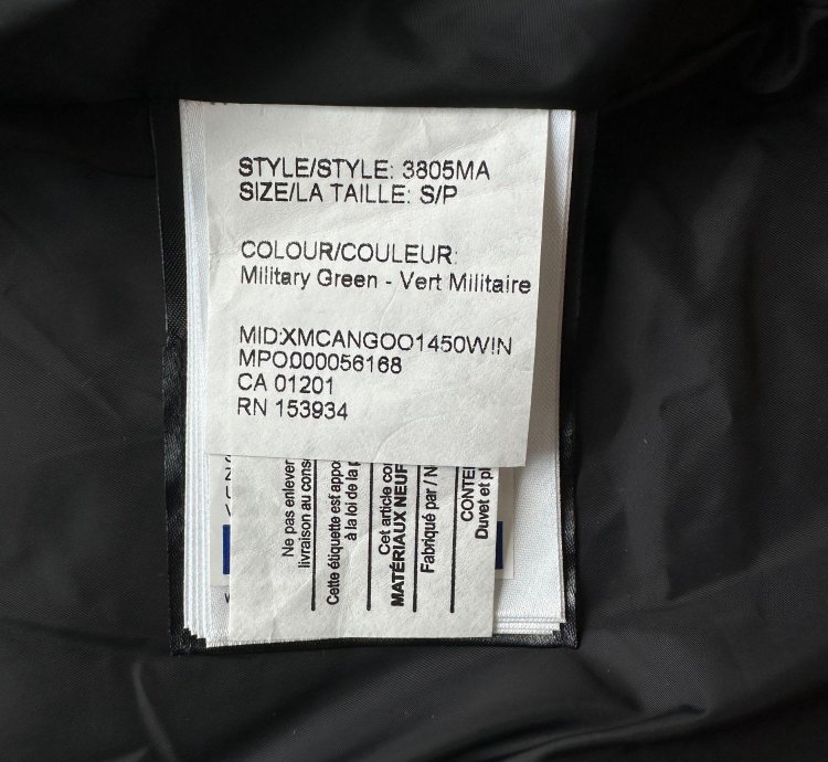 Canada Goose Military Green Carson Men Jacket