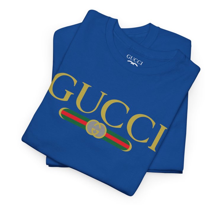 Gucci GG logo blue T-shirt - Size USA