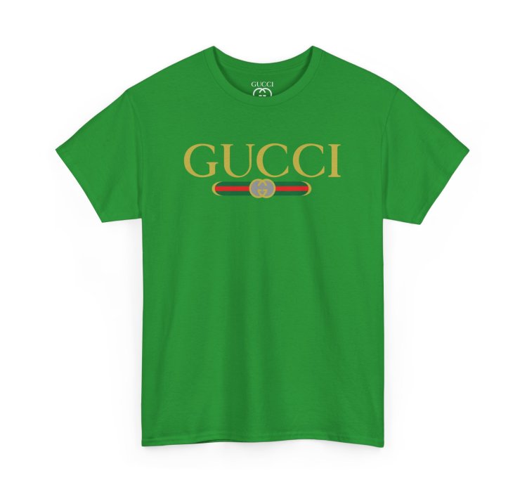 Gucci GG logo green T-shirt - Size USA