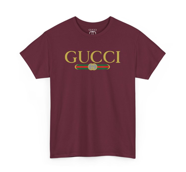 Gucci GG logo maroon T-shirt - Size USA