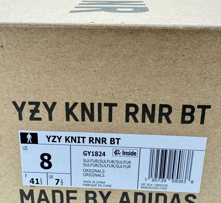 adidas Yeezy Knit Runner Boot Sulfer Yellow Waterproof