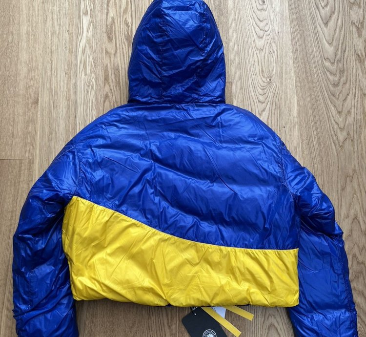 Canada Goose Pyer Moss Crop Wave Puffer