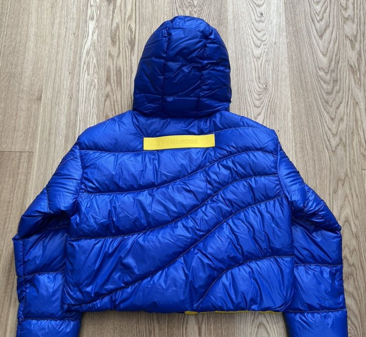 Canada Goose Pyer Moss Crop Wave Puffer