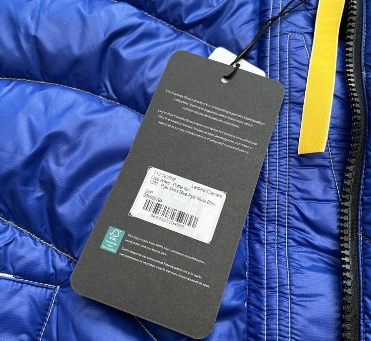 Canada Goose Pyer Moss Crop Wave Puffer