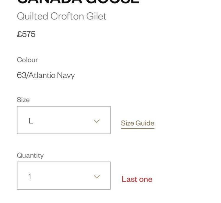 Canada Goose Quilted Crofton Gillet Vest