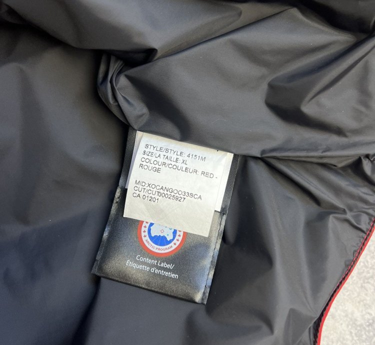 Canada goose red freestyle gilet