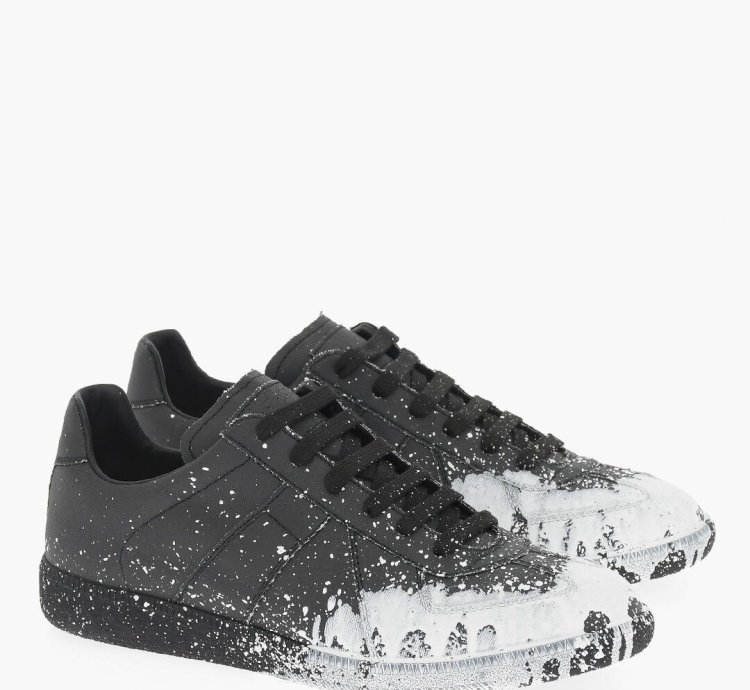 ARTISANAL Hand-Painted Maison Margiela Low Sneakers
