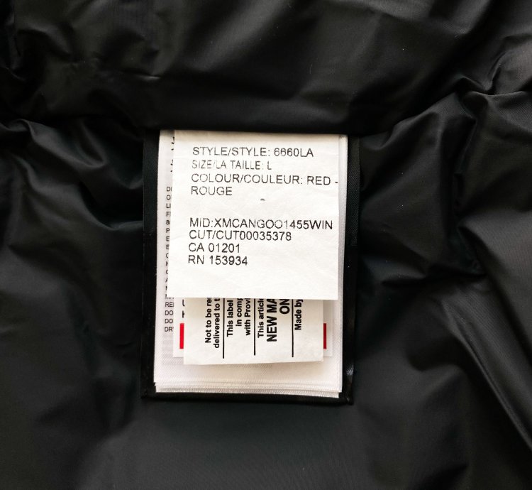 Canada Goose Red Trillium Fusion Fit Women Jacket