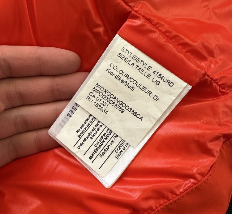 Canada Goose Rhude NBA Vest Gilet Medium BRAND NEW