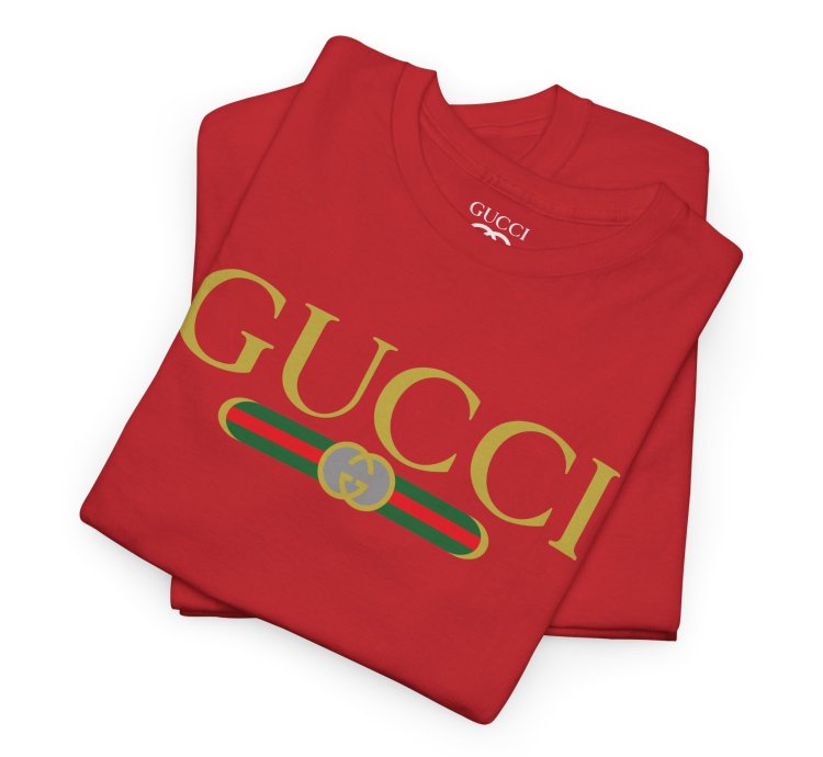 Gucci GG logo red T-shirt - Size USA