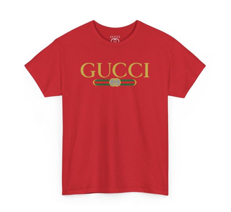 Gucci GG logo red T-shirt - Size USA