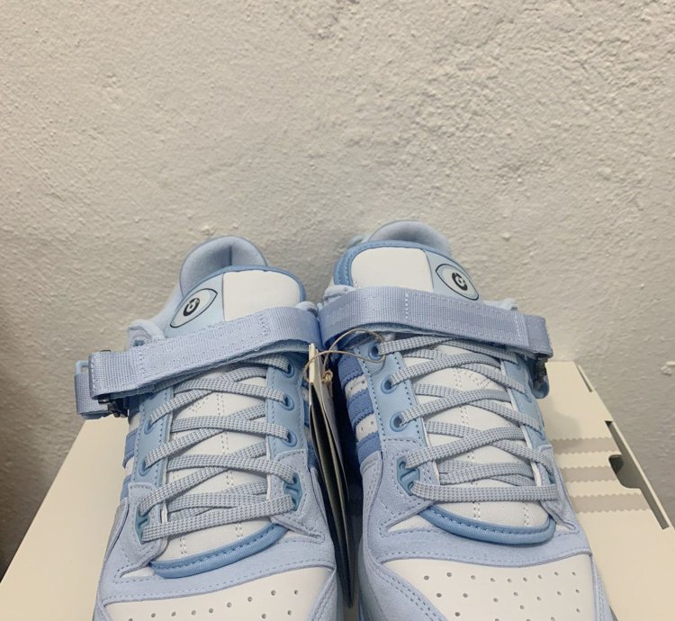 Bad Bunny Forum Buckle Low Blue Tint