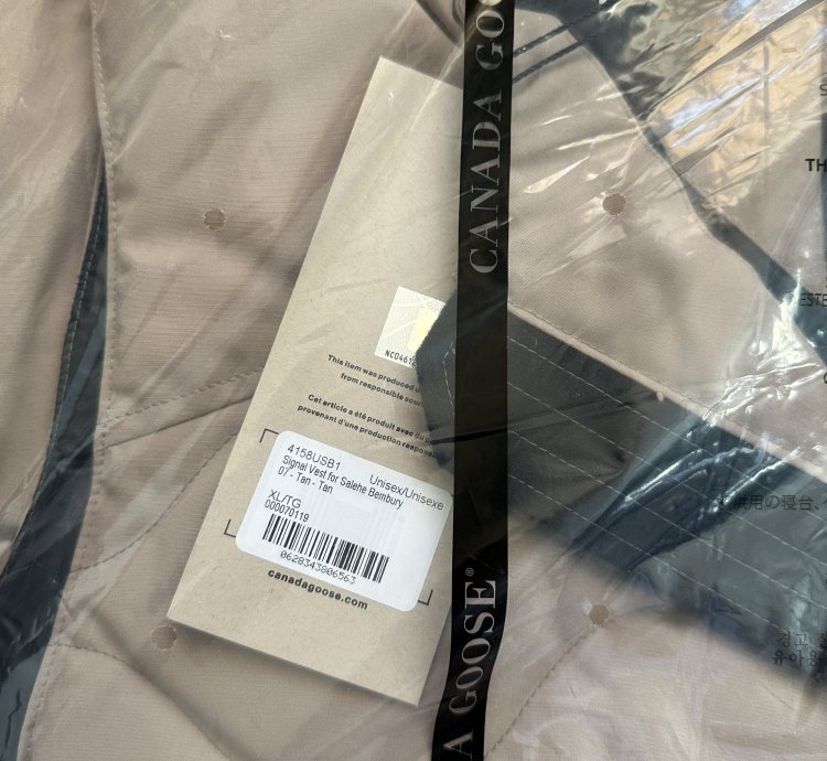 Canada Goose Salehe Bembury NBA Vest Gilet BRAND NEW