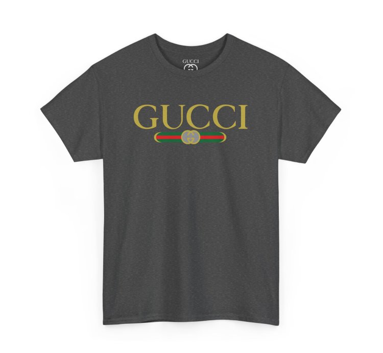 Gucci GG logo charcoal T-shirt - Size USA