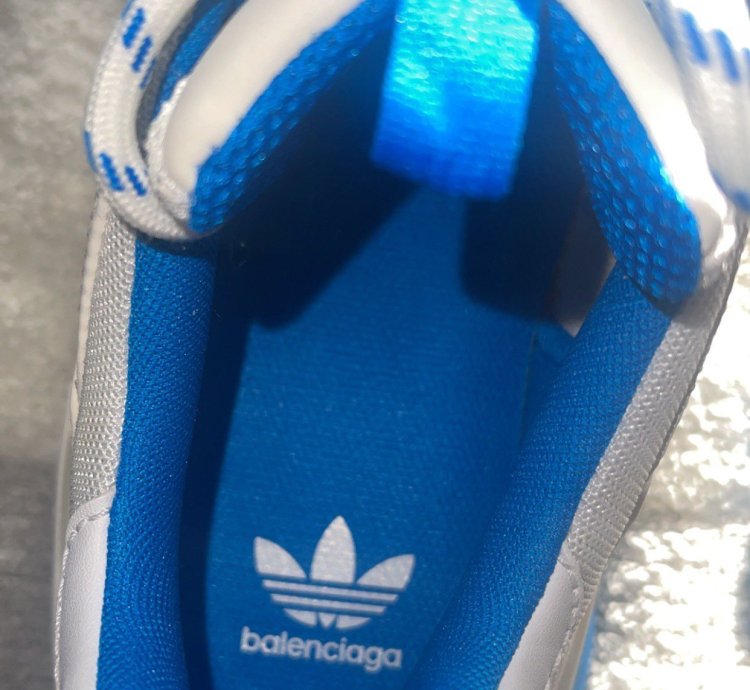 Balenciaga Adidas Triple White White Blue