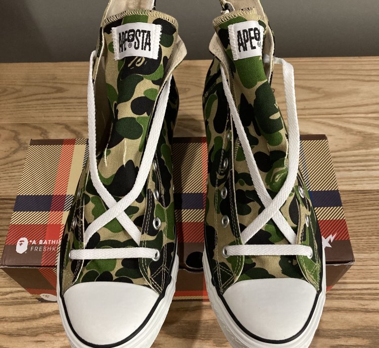 Bape Abc Camo Ape Sta Hi Green 10us
