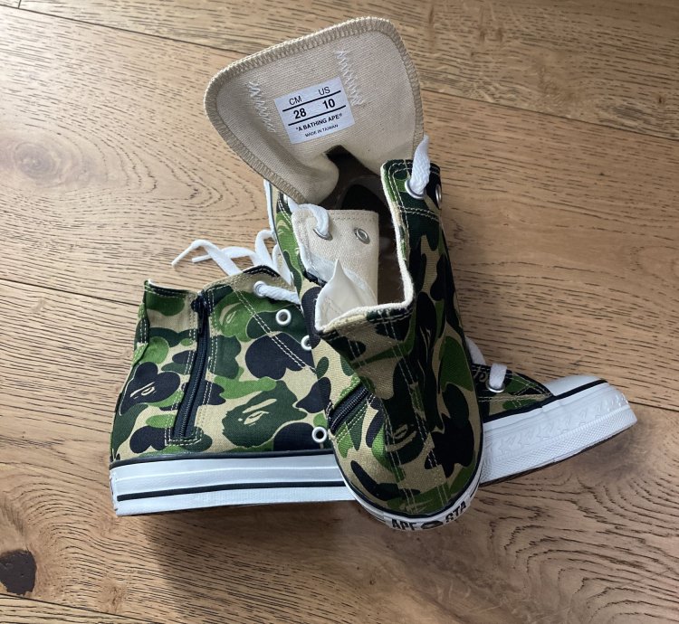 Bape Abc Camo Ape Sta Hi Green 10us