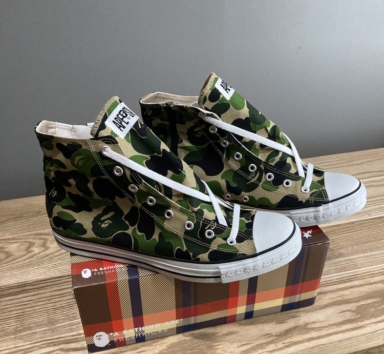 Bape Abc Camo Ape Sta Hi Green 12us