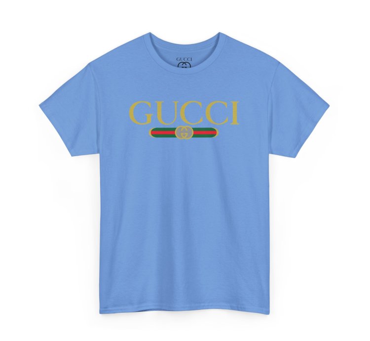 Gucci GG logo carolina blue T-shirt - Size USA