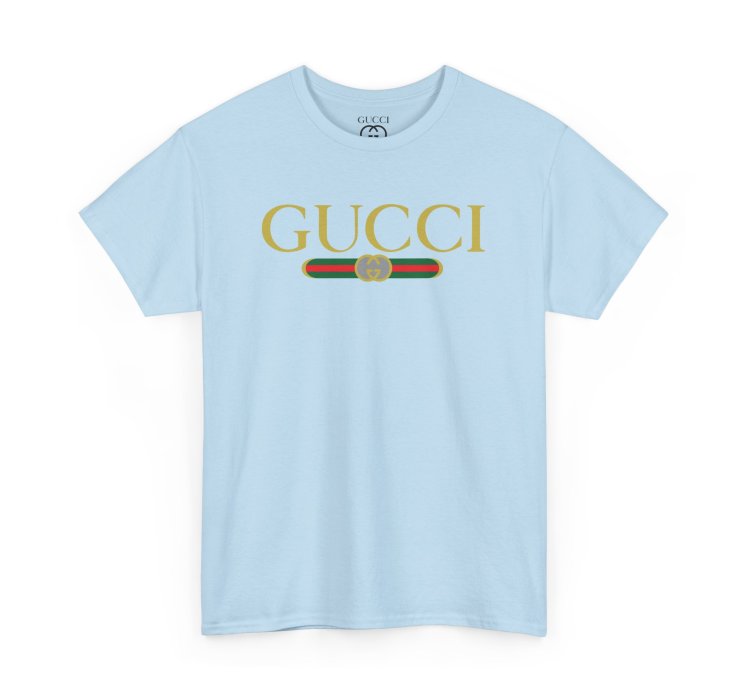 Gucci GG logo light blue T-shirt - Size USA
