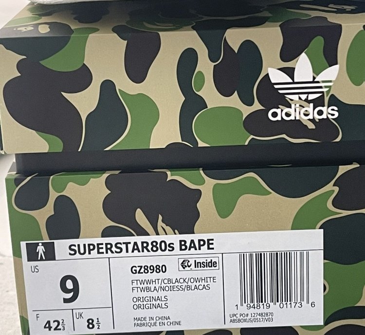 Bape Adidas Superstar 80