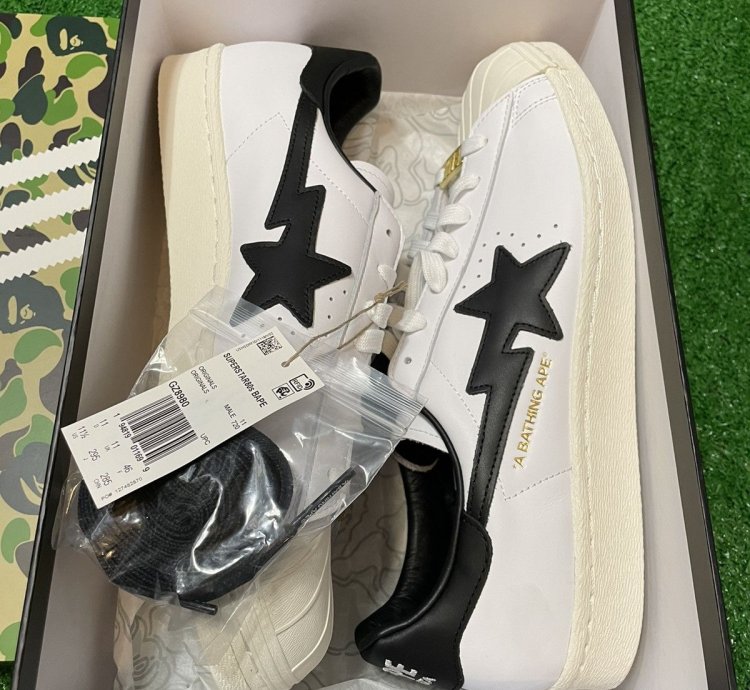 BAPE Adidas Superstar Bapesta - Size 11 5