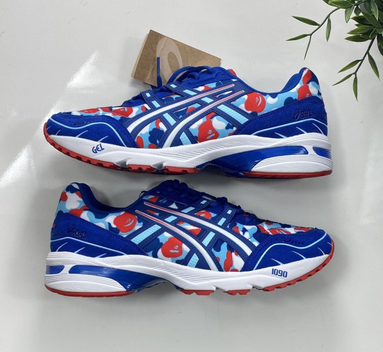 Bape Asics Gel-1090 France Camo 2021