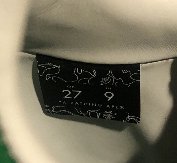 Bape Bapesta Low Green Patent Leather