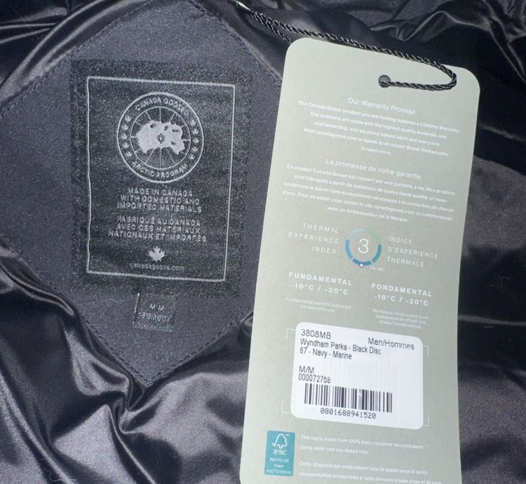 Canada Goose Wyndham Parka -Navy-Medium