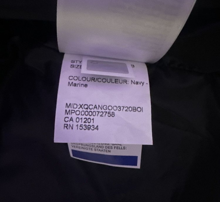 Canada Goose Wyndham Parka -Navy-Medium