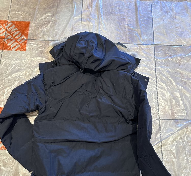 Canada Goose Wyndham Parka Black Badge Navy Medium