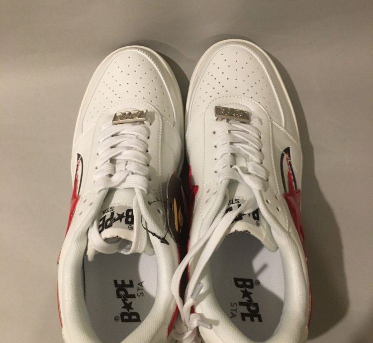 Bape Bapesta Shark White Sneaker