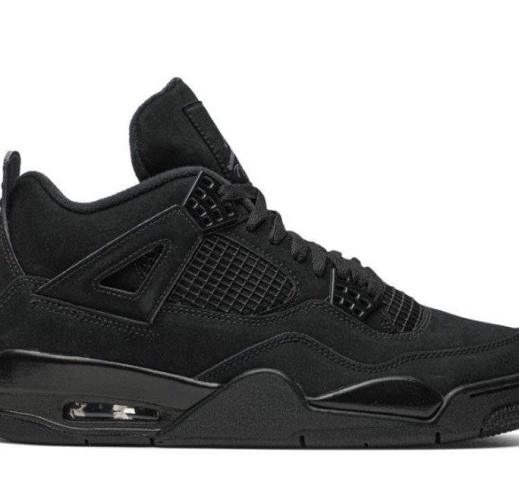 Mens Wmns Air Jordan 4 Retro Black Cat 2020 CU1110 010 / 408452 010