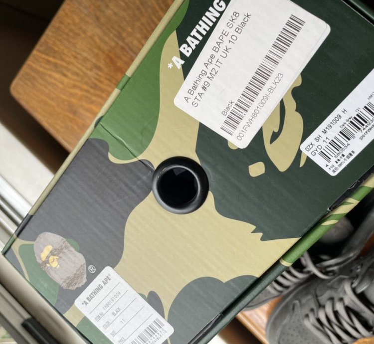 BAPE bathing ape SK8 Sta Suede Triple Black Dunks