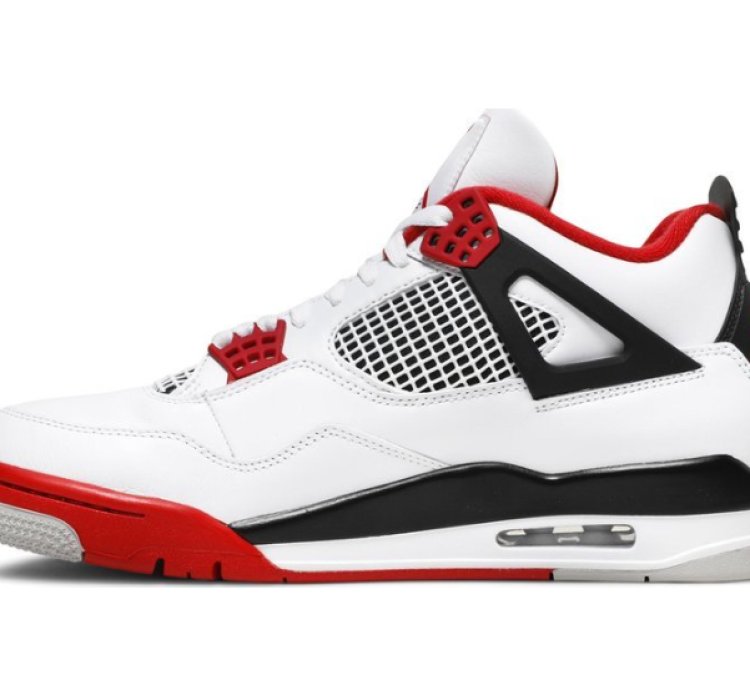 Mens Wmns Air Jordan 4 Retro OG Fire Red 2020 DC7770 160 / 408452