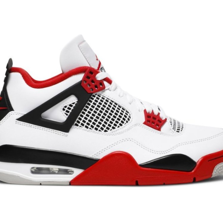 Mens Wmns Air Jordan 4 Retro OG Fire Red 2020 DC7770 160 / 408452