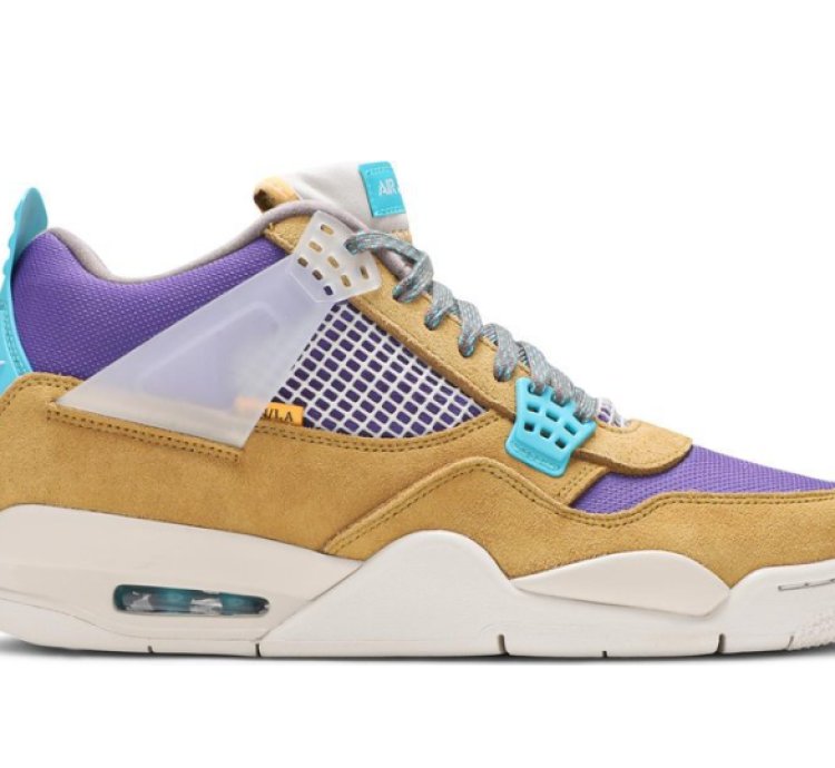 Mens Wmns Union LA x Air Jordan 4 Retro Desert Moss DJ5718 300