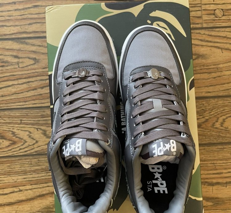 Bape Charcoal Text Code Camo Bapestas