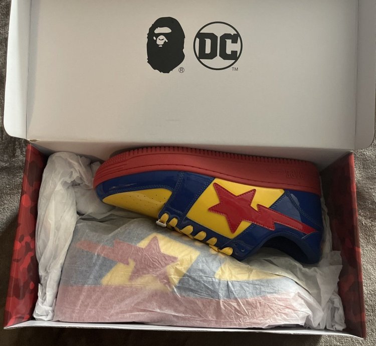 Bape DC Comics Superman Bapesta Low M1